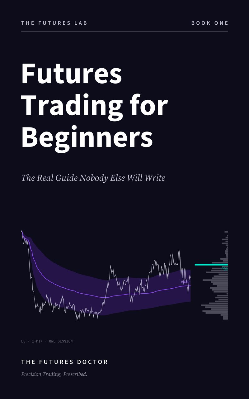 Cover of Futures Trading for Beginners by The Futures Doctor